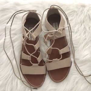 Steve Madden lace up sandals